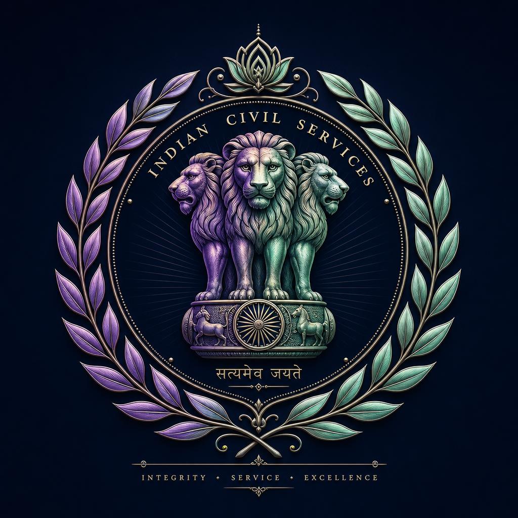 Indian Civil Services emblematic crest